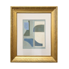 Collage Painting Blue Green Art by Kimberly Moore