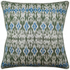 Atlas Ikat Pillow, Sage, Pair