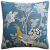 Hydrangea Bird Pillows, Teal, Pair