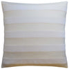 Parker Stripe Pillow, Ivory, Pair