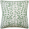 Les Touches Pillow, Green, Pair