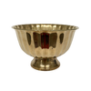 Vintage Solid Brass Fluted Catchall