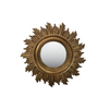 Gold Leaf Convex Wall Mirror Style II- Small