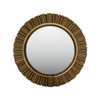 Gold Leaf Convex Wall Mirror Style III- Large