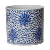 Blue and White Porcelain Scrolling Lotus Cachepot