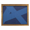 Mini Abstract Navy/Cerulean Acrylic Painting by Ron Giusti