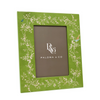 Green and White Chinoiserie Photo Frame