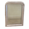 Antique 19th C. Louis Philippe Mirror with Rare Silver Gilding