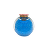 Ocean Blue Handblown Glass Match Striker with Matches