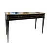 Embonized Two Drawer Desk / Console in the Style of Jansen