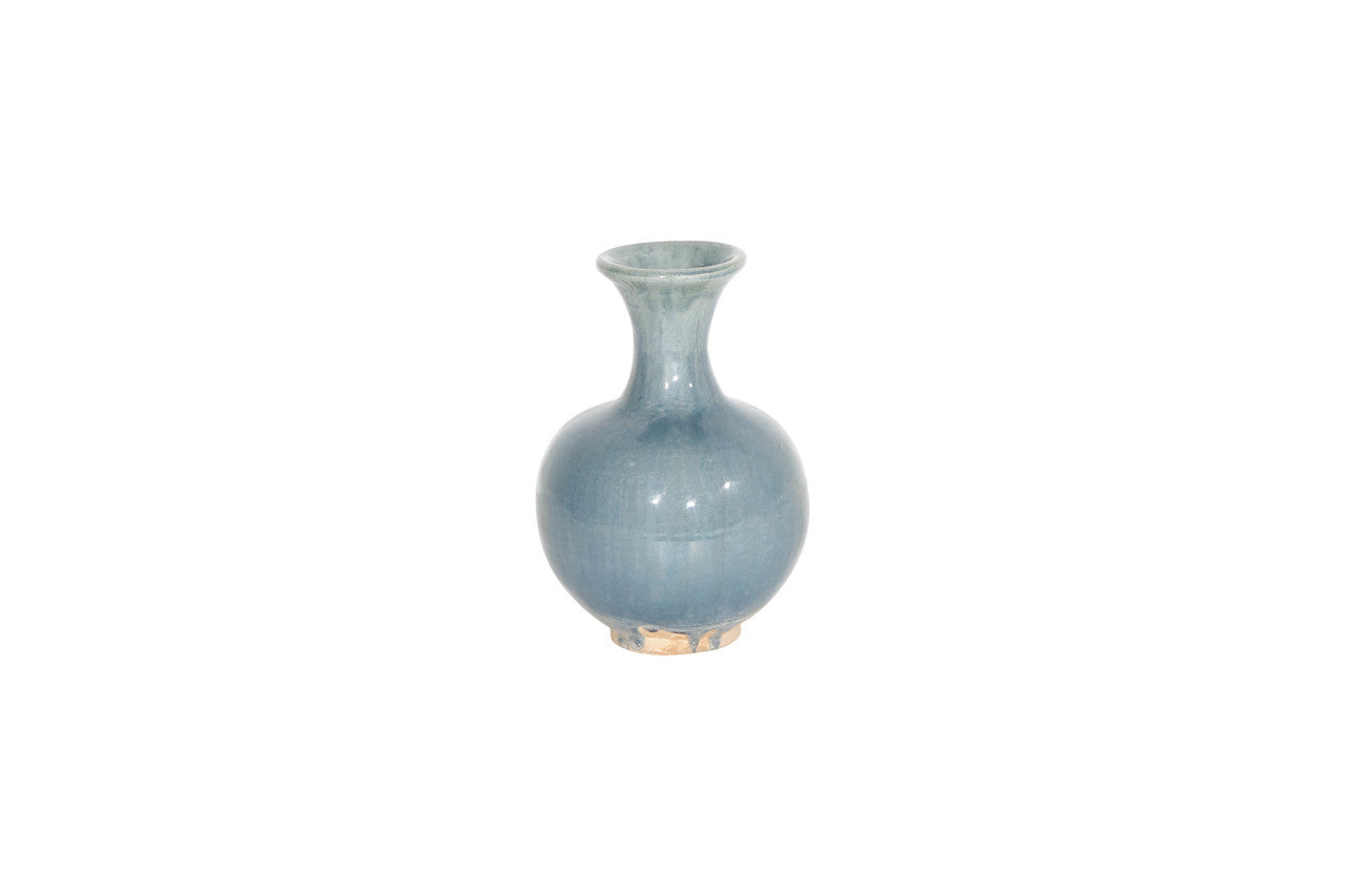 Blue Vintage Style Small Vase