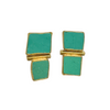 Jan Mclaughlin Earrings - Double Turquoise