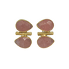 Jan Mclaughlin Earrings - Faceted Rhodochrosite