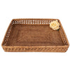 Rectangle Woven Rattan Tray