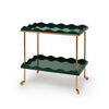 Belles Rives Bar Cart, Bottle Green by The Lacquer Company