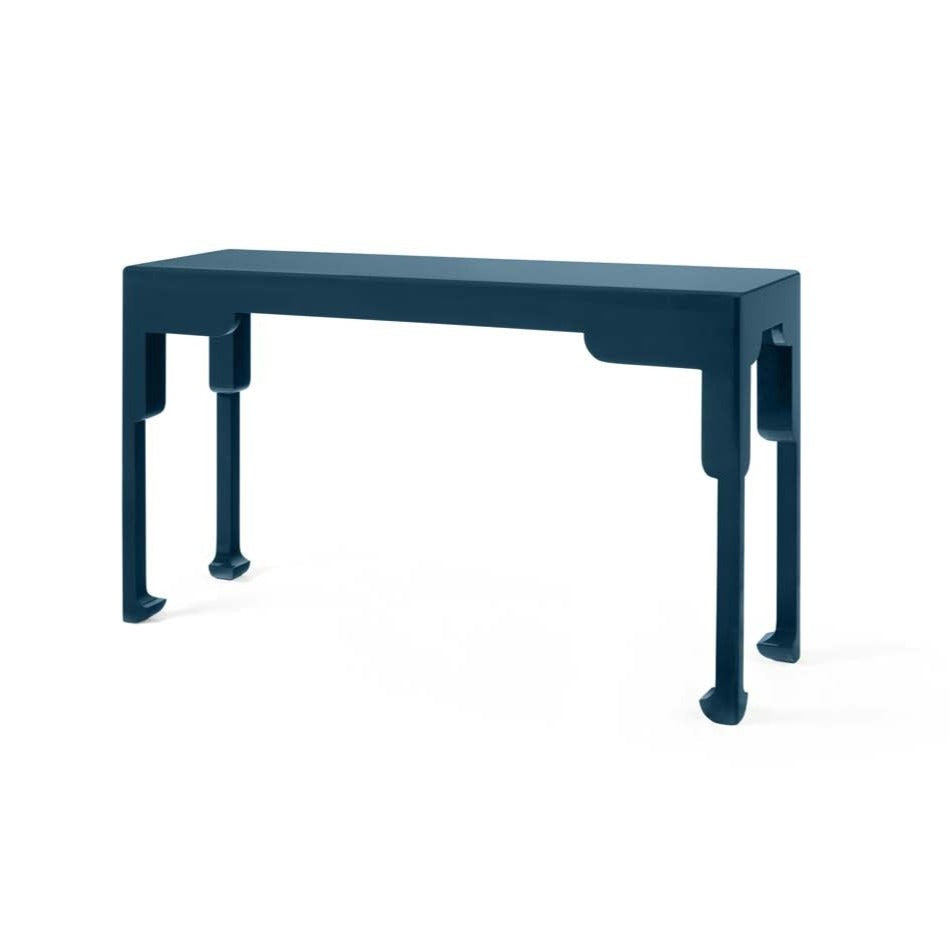 Gazebo Console Table, Marine Blue by The Lacquer Company