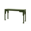 Gazebo Console Table, Dark Olive Green by The Lacquer Company