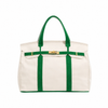 Handmade Premium Cotton Canvas Boatkin Boat Bag - Kelly Green