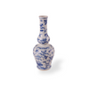 Blue and White Flower and Bird Vase