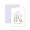 Tasseled Balloons Birthday Card