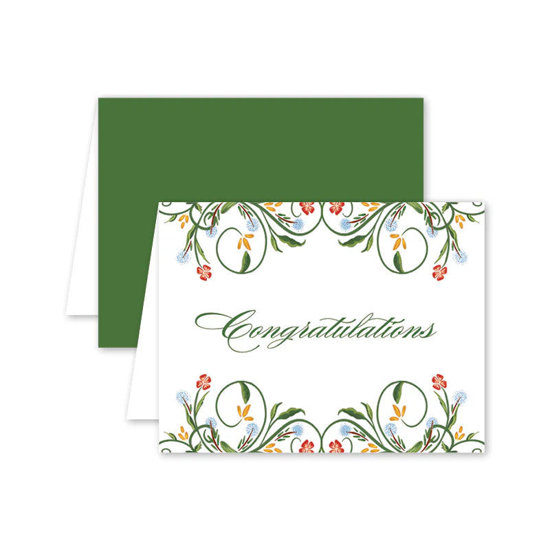 Gilded Blooms Congratulations