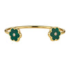 ASHA Petite Petal Cuff, Malachite