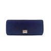 Shagreen Clutch by Scotstyle, Navy + Silver