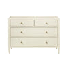 Jarin White Grasscloth Dresser