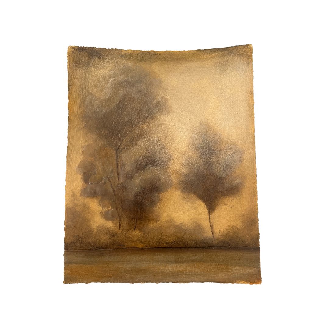 Unframed Ethereal Treescape by Tessa Brown, 8" x 10"