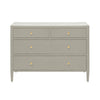 Jarin Dresser, Light Gray Faux Belgian Linen