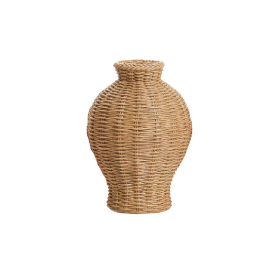 Vase with Basketweave Pattern #3