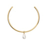 Talia Pearl Chocker Necklace with Mother of Pearl