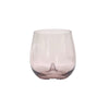 Handblown On Point Wine Glass, Mauve