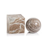 Marble Ball and Cube Bookends