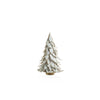 Natural White Leaf Tree with Gold Trim, Small