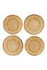 Cane Chargers Set of 4