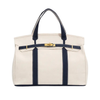 Handmade Premium Cotton Canvas Boatkin Boat Bag - Navy