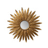 Golden Feathers Convex Mirror