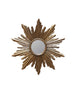 Golden Patina Starburst Mirror