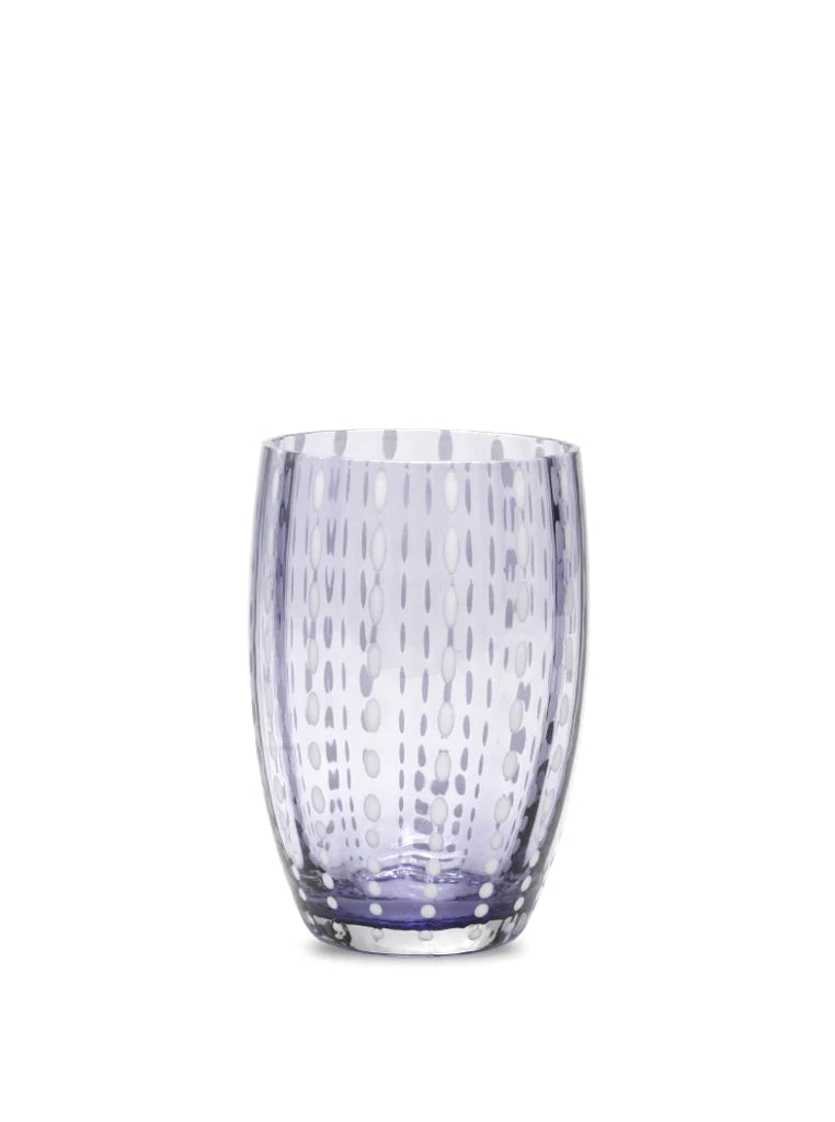Handblown Italian Glass, Lavender