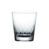 Crystal Whisky Glasses with Lattice Design Set of 4