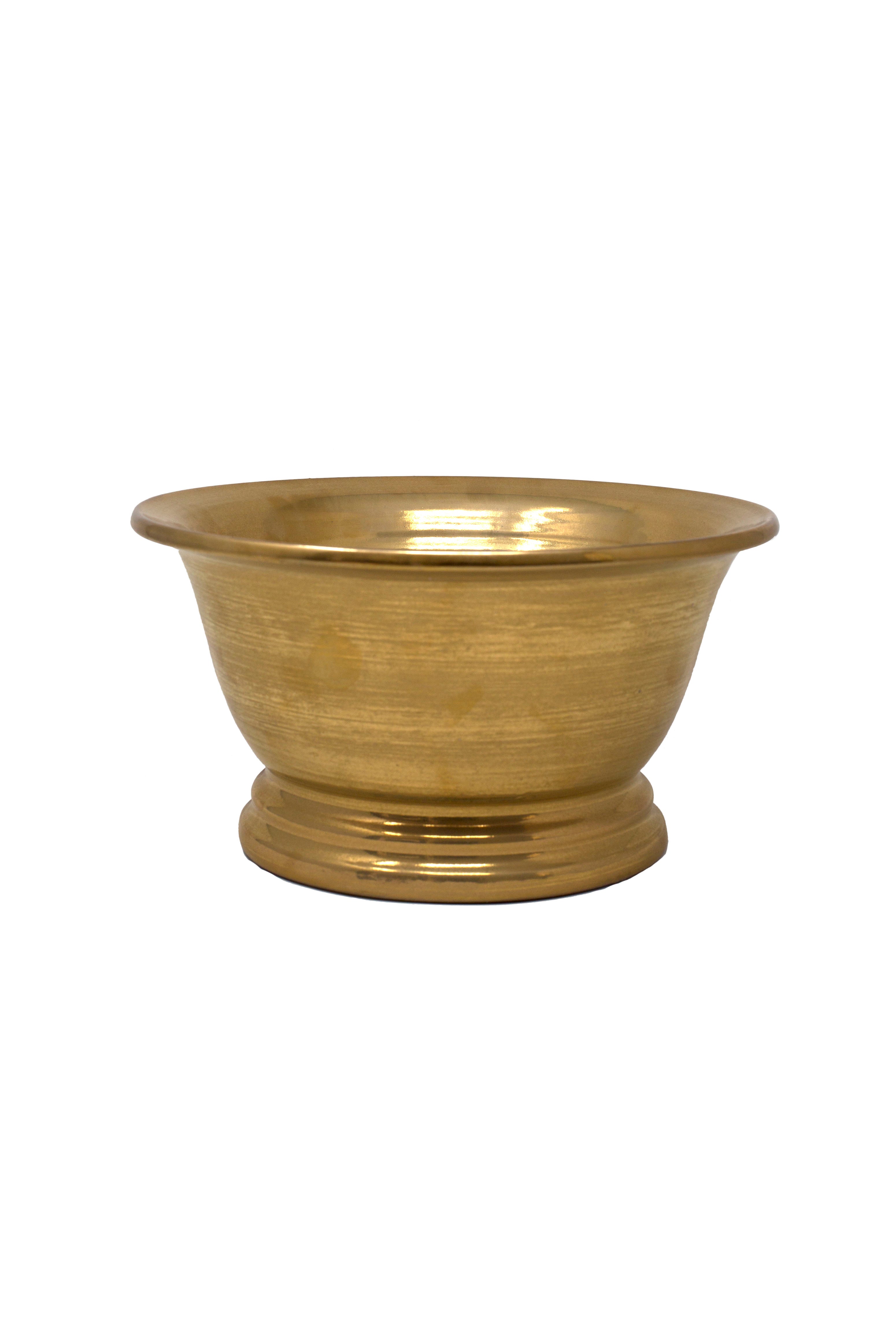 Footed 14K Gold Vessel