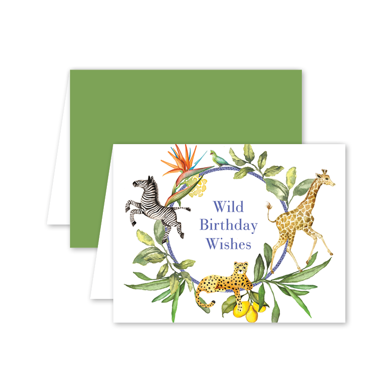 Wild Birthday Wishes Safari Birthday Card