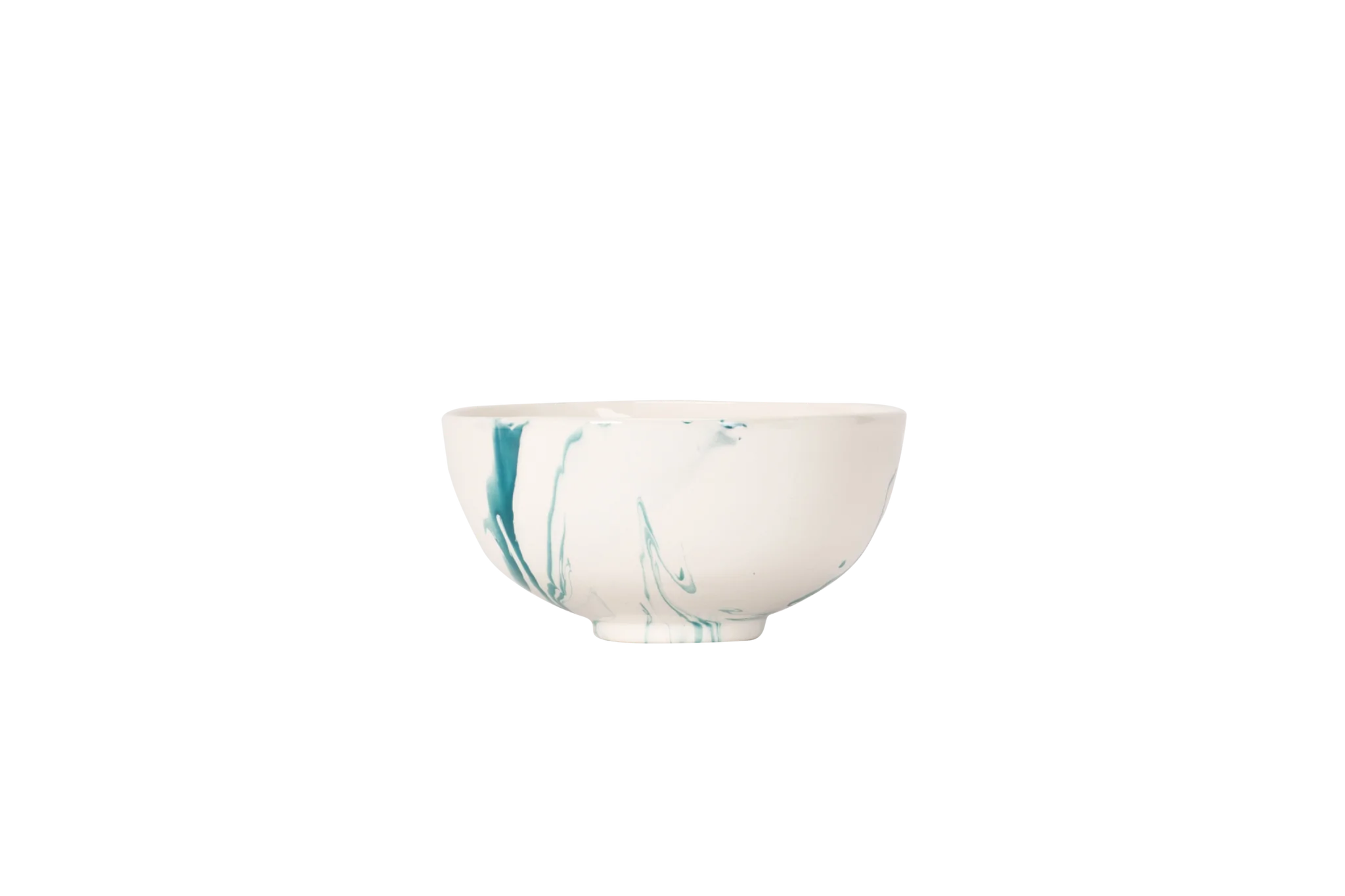 Berry Bowl Turquoise Marble by Christopher Spitzmiller