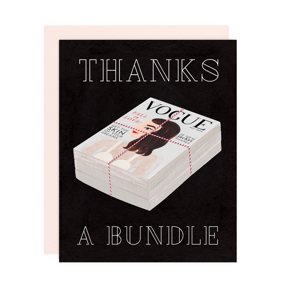 Thanks A Bundle Card – Paloma and Co.