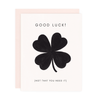 Good Luck Clover Card