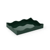 Medium Belles Rives Tray, Bottle Green, by The Lacquer Company