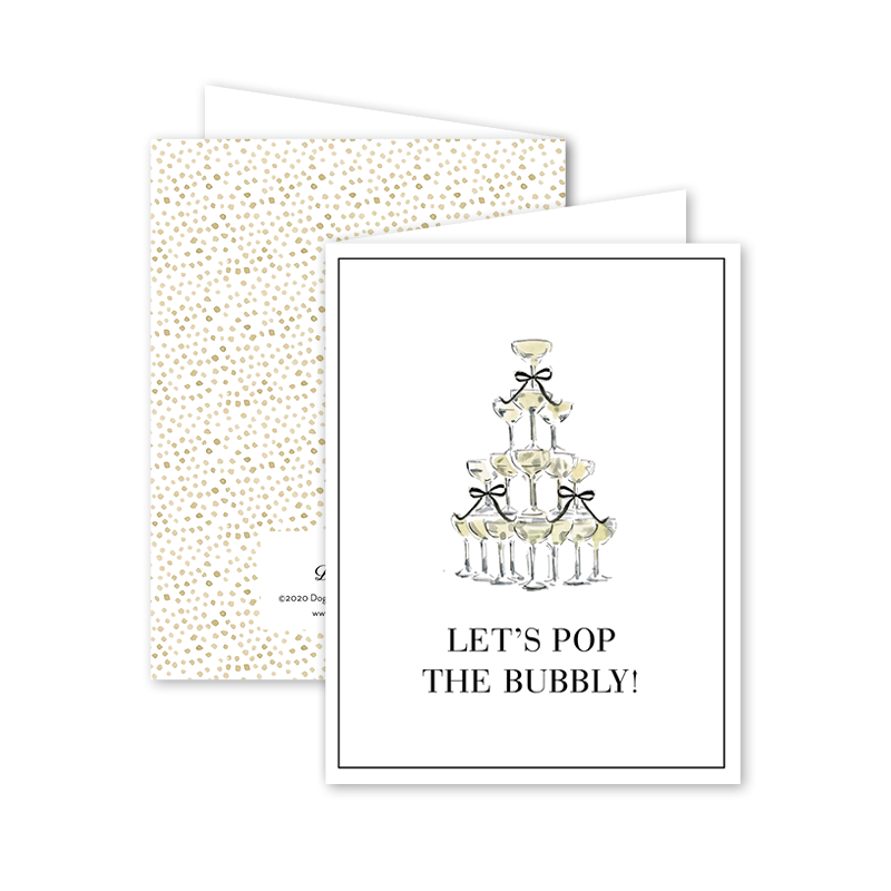 Let's Pop the Bubbly Card