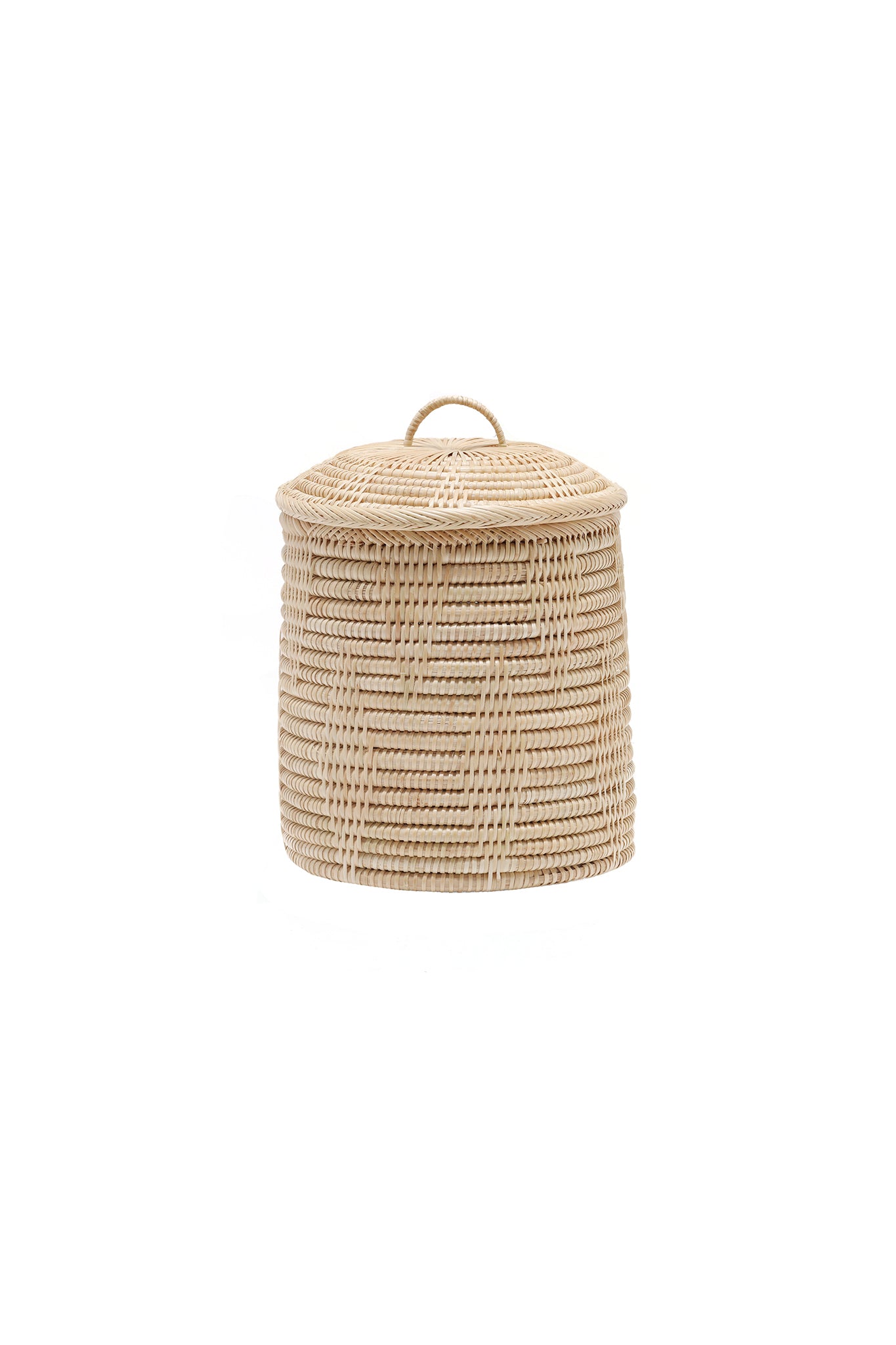 Small wicker canister 