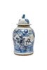 Blue and White Vintage Urn w/ Enchanted Children Motif, Small